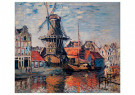 Claude Monet (1840-1926)  - 
The Windmill on the Onbekende Canal, Amsterdam, 1874 -
Postcard - 
A39757-1
