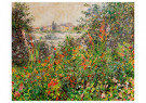 Claude Monet (1840-1926)  - 
Flowers at Vetheuil, 1881 -
Postcard - 
A40437-1