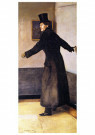 William Rothenstein 1872-1945) - 
L'Homme qui sort (The Painter Charles Conder), 1892 -
Postcard - 
A40699-1