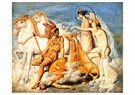 Jean-A.-D.  Ingres (1780-1867) - 
Venus, Wounded by Diomedes, Returns to Olympus, 1800 -
Postcard - 
A40855-1