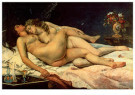 Gustave Courbet (1819-1877)  - 
The Sleepers, 1866 -
Postcard - 
A42304-1