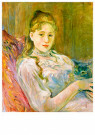 Berthe Morisot (1841-1895)  - 
Girl with Cat, 1892 -
Postcard - 
A42604-1