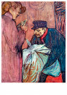 Henri de Toulouse-Lautrec  - 
The Laundryman Calling at the Brothal, 1894 -
Postcard - 
A42944-1