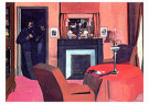 Felix Vallotton (1865-1925)  - 
The Red Room, 1898 -
Postcard - 
A43090-1