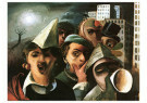 Felix Nussbaum (1904-1944)  - 
Masquerade, 1927 -
Postcard - 
A44052-1