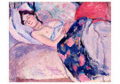 Jules Pascin (1885-1930)  - 
Sleeping Woman, -
Postcard - 
A44334-1