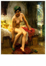 Frederick Arthur Bridgman(1847 - 
After the Bath, -
Postcard - 
A45779-1