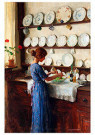 William Henry Margetson 1861-1 - 
The lady of the house, -
Postcard - 
A46614-1