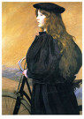 Lilla Cabot Perry (1848-1933)  - 
Young Bicyclist, 1894-1895 -
Postcard - 
A46643-1