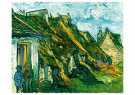 Vincent van Gogh (1853-1890)  - 
Old Cottages, Chaponval, 1890 -
Postcard - 
A47974-1