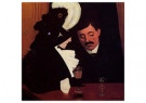 Felix Vallotton (1865-1925)  - 
At the Cafe, 1909 -
Postcard - 
A48865-1