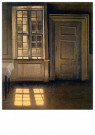 Vilhelm Hammershøi (1864-1916) - 
Interior. Strandgade 30, 1906 -
Postcard - 
A50395-1