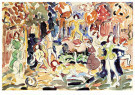 Maurice Brazil Prendergast 18  - 
Dancing Figures, circa 1910-1913 -
Postcard - 
A50497-1