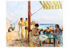 Henri Lebasque (1865-1937)  - 
The Bar at the Beach, 1923-1925 -
Postcard - 
A50548-1