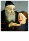 Mark Gertler (1891-1939)  - 
The Rabbi and His Grandchild, 1913 -
Postcard - 
A52457-1