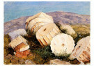 Frederic Edwin Church 1826-190 - 
Broken Column, the Parthenon, Athens, 1869 -
Postcard - 
A53904-1