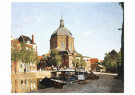 Cornelis Vreedenburgh 1880-194 - 
A View of the Oude Singel with the Marekerk beyond, Leiden, -
Postcard - 
A56558-1