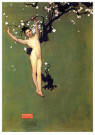 John Singer Sargent (1856-1925 - 
Nude Oriental Youth with Apple Blossom, 1878-1879 -
Postcard - 
A57972-1