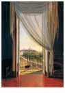 Franz Ludwig Catel (1778-1856) - 
View of Naples through a Window, 1824 -
Postcard - 
A60252-1