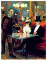 Axel Gallen-Kallela (1865-1931 - 
Parisian café, 1886 -
Postcard - 
A64742-1