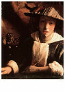 Johannes Vermeer (1632-1675)  - 
J.Vermeer/Girl with flute/NGW -
Postcard - 
A6561-1