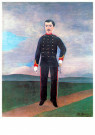 Henri Rousseau (1844-1910)  - 
Portrait of Frumence Biche in Uniform, 1892-1893 -
Postcard - 
A65806-1