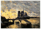 Frank Myers Boggs (1855-1926)  - 
View of Notre Dame, 1898 -
Postcard - 
A65941-1