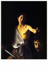 Caravaggio (1571-1610)  - 
David with the Head of Goliath, 1610 -
Postcard - 
A67585-1