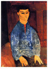 Amedeo Modigliani (1884-1920)  - 
Moïse Kisling Seated, 1916 -
Postcard - 
A69826-1