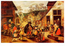 P. Brueghel d Jonge (1564-1637 - 
The Organ Grinder, 1608 -
Postcard - 
A69892-1