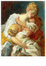 Jean-Honoré Fragonard 1732-180 - 
Mother Kiss -
Postcard - 
A72195-1