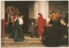 Sir L.Alma-Tadema(1836-1912)  - 
Entrance to a Roman Theater, Opus XXXV, April 1 -
Postcard - 
A7315-1