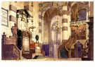 Vasily Polenov (1844-1927)  - 
Interior of the Cathedral, 1885 -
Postcard - 
A73566-1