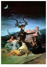 Francisco Goya(1746-1828)  - 
The Witches' Sabbath, 1797-1798 -
Postcard - 
A74698-1