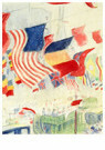 Theodore Earle Butler 1861-193 - 
Study for Flags, 1918 -
Postcard - 
A75319-1