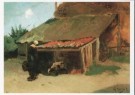 Anton Mauve (1838-1888)  - 
Cabin-haystack -
Postcard - 
A7655-1