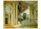 Richard Cattermole (1795-1858) - 
Buckingham House, Staircase from the Entrance Hall, 1817 -
Postcard - 
A78215-1