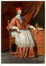 Philippe de Champaigne 1602-16 - 
Portrait of Armand Jean du Plessis de Richelieu -
Postcard - 
A82188-1