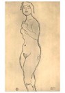 Gustav Klimt (1862-1918)  - 
Staying female nude heading left -
Postcard - 
A87746-1