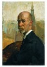 Isaac Israels (1865-1934)  - 
Self-portrait -
Postcard - 
A8972-1