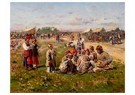 Konstantin Makovsky (1839-1915 - 
The Village Fair, 1882 -
Postcard - 
A91812-1