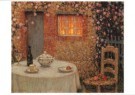 Henri le Sidaner (1862-1939)  - 
Set table -
Postcard - 
A9526-1