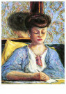 Pierre Bonnard (1867-1947)  - 
Misia Godebska Writing, circa 1910 -
Postcard - 
A96875-1