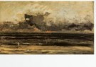 Daubigny (1817-1878)  - 
Sunset by the Sea, 1860-70 -
Postcard - 
A9716-1