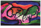 Franz Marc (1880-1916)  - 
Schafe, 1912 -
Postcard - 
A98850-1