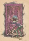 A.N.B.  - 
Black Pete knocking at the door -
Postcard - 
A99138-1