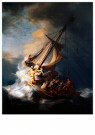 Rembrandt Van Rijn (1606/7-'69 - 
The Storm on the Sea of Galilee, 1633 -
Postcard - 
A99171-1