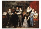 Hendrick Cornelisz van Vliet  - 
Portrait Family. Duss -
Postcard - 
A9917-1