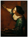 A. Gentileschi (1593-1654)  - 
Self-Portrait as the Allegory of Painting, 1638-1639 -
Postcard - 
A99838-1