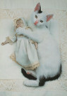 Letizia Volpi  - 
Letiz.Volpi/the cat's doll,1 -
Postcard - 
C3036-1